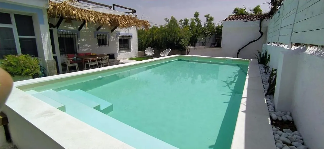 Chiclana piscina privada, jacuzzi, terraza jardín Villa Chiclana de la Frontera Chalet